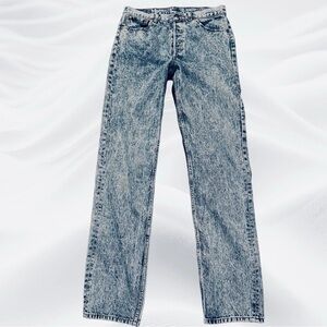 Vintage Levis Jeans 34X38 (31X36 Actual) Blue 501 Acid Wash 90s Button‎ Fly USA